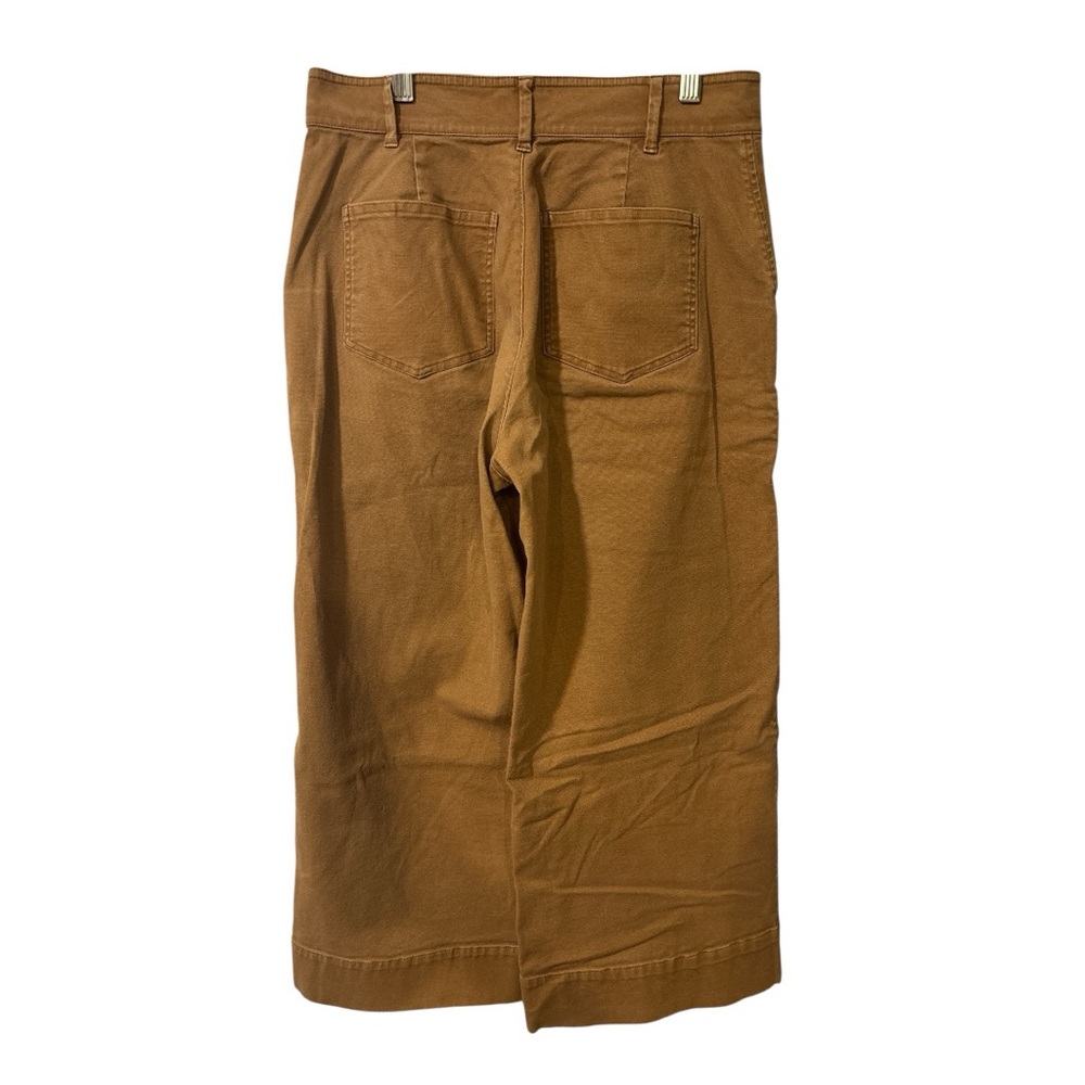 Madewell Wide Leg Pants in Brown - Picture 7 of 11